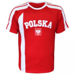 Koszulka patriotyczna Polska - Godło - czerwona
