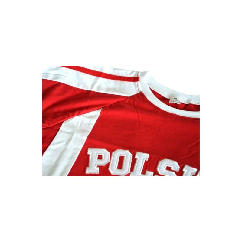 Koszulka patriotyczna Polska - Godło - czerwona
