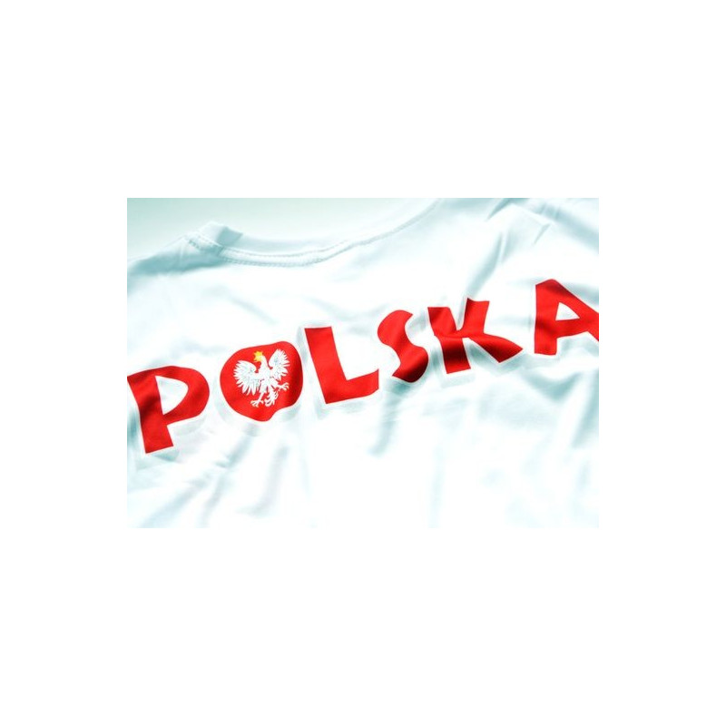 Koszulka piłkarska - Polska Orzeł - biała