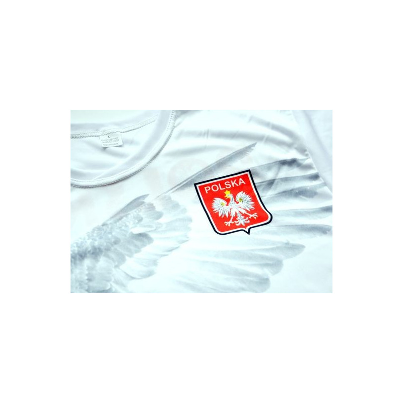 Koszulka piłkarska - Polska Orzeł - biała