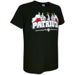 Koszulka patriotyczna męska Patriota - czarna