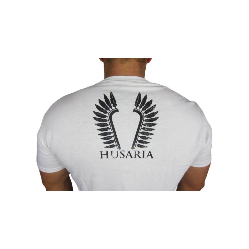 Koszulka Patriotyczna Husaria Amor Patriae Nostra Lex biały