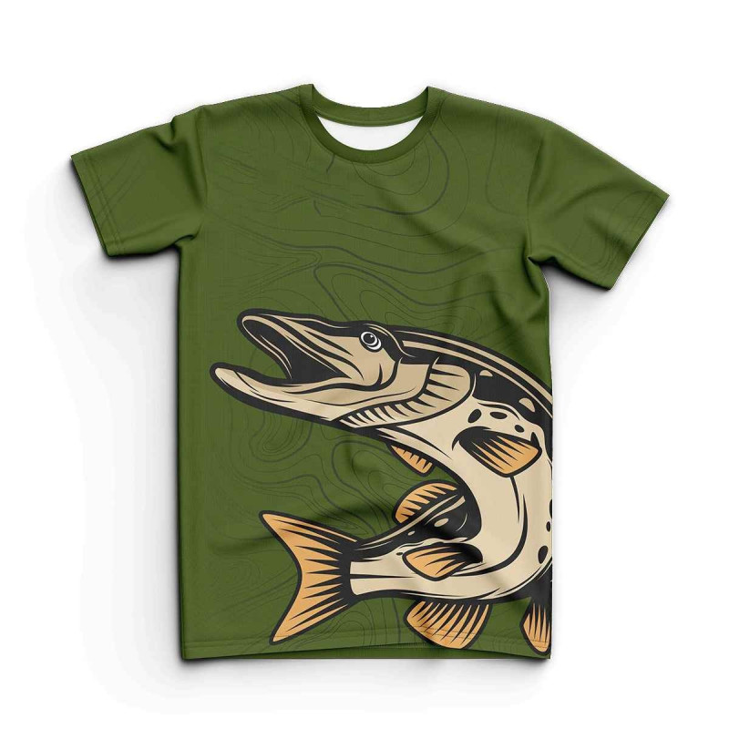 Koszulka techniczna Szczupak Polskie Ryby