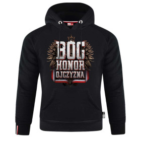 Bluza patriotyczna Bóg Honor Ojczyzna z kapturem