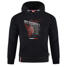 Bluza patriotyczna polski pistolet VIS z kapturem