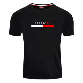 Koszulka biało czerwony znak patrioty