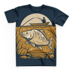 Koszulka wędkarska Polskie Ryby "Najlepszy czas"