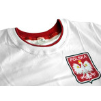 Koszulka piłkarska dziecięca Polska (biała)